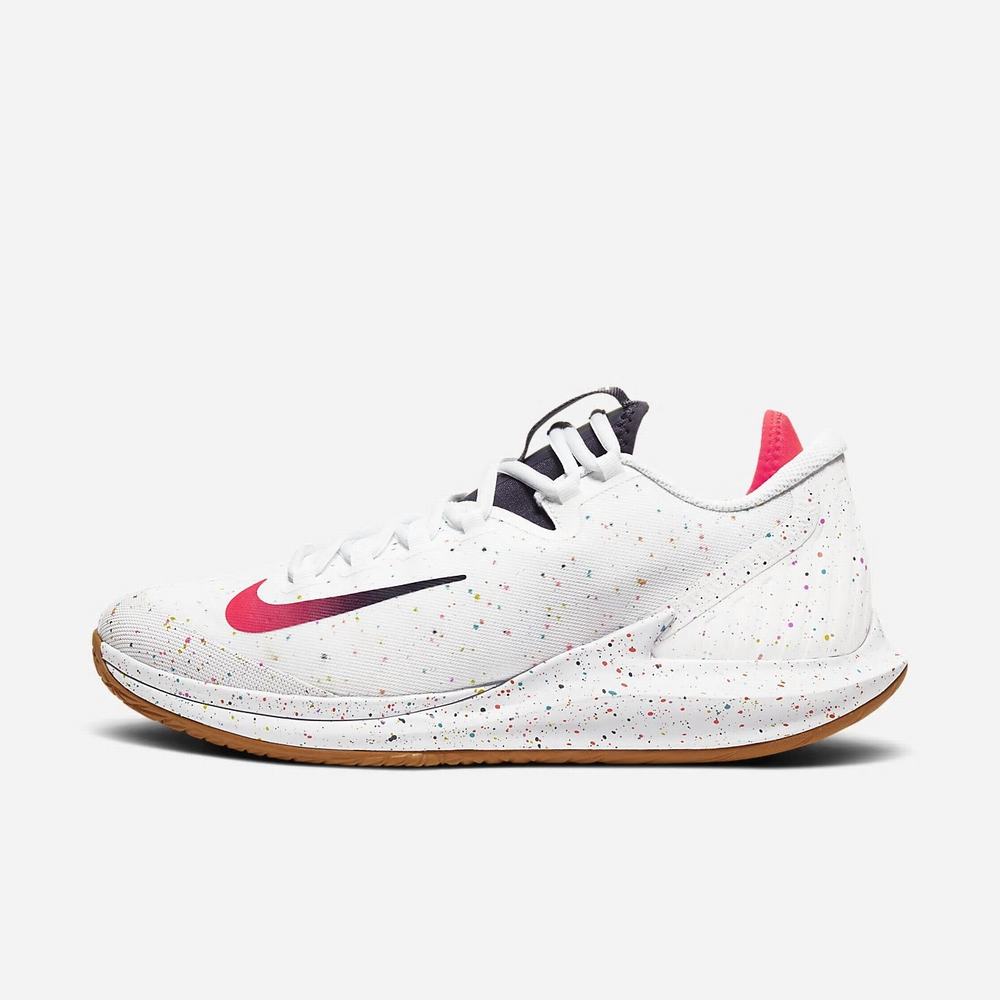 Chaussure De Tennis Nike NikeCourt Air Zoom Zero Blanche 1428-930 White/Gridiron/Wheat/Laser Crimson Homme | RMX-41970192